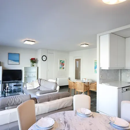 Lägenhet Penthouse On Belgian Coast With Sea Views